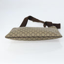 GUCCI GG Supreme Shoulder Bag PVC Beige Gold 201446 Auth bs31672-5