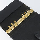CHANEL Agenda Day Planner Cover Caviar Skin Black Gold CC Auth bs31674-17