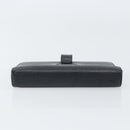 CHANEL Agenda Day Planner Cover Caviar Skin Black Gold CC Auth bs31674-5