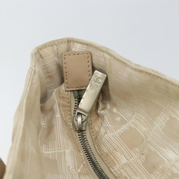 CHANEL New Travel Line Tote Bag Nylon Pink CC Auth bs31675