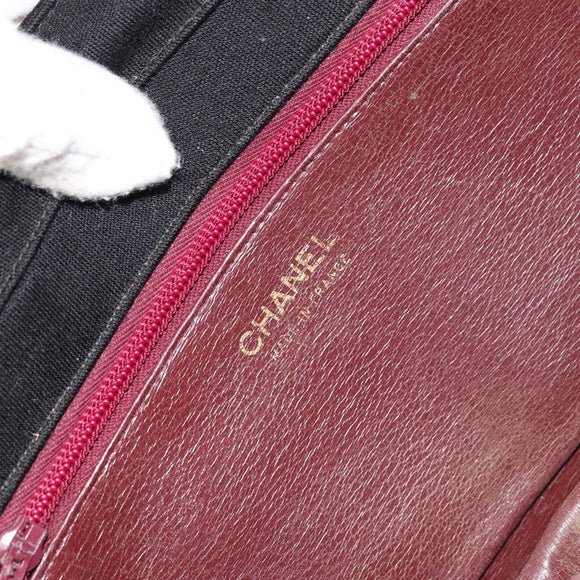 CHANEL Chain Matelasse 23 Shoulder Bag cotton Black Gold CC Auth bs31676