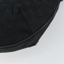 GUCCI GG Canvas Shoulder Bag Black Silver 181092 Auth bs31680-12