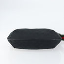 GUCCI GG Canvas Shoulder Bag Black Silver 181092 Auth bs31680-9