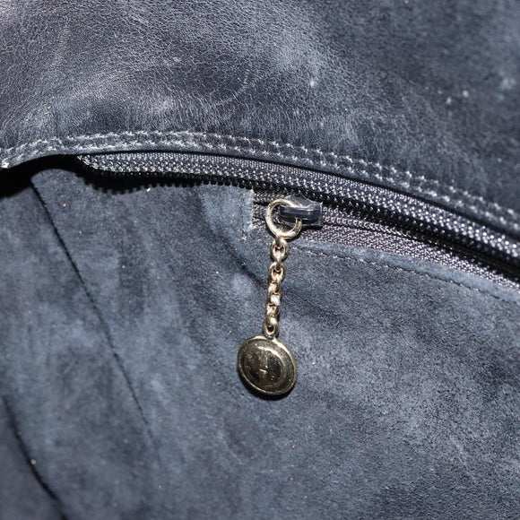 GUCCI Bamboo Hand Bag Leather Black Gold 002 2122 0507 Auth bs31682