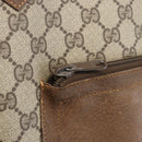 GUCCI GG Supreme Tote Bag PVC Leather Beige Gold 002 098 0057 Auth bs31684-14