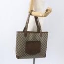GUCCI GG Supreme Tote Bag PVC Leather Beige Gold 002 098 0057 Auth bs31684-21