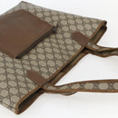 GUCCI GG Supreme Tote Bag PVC Leather Beige Gold 002 098 0057 Auth bs31684-6