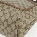 GUCCI GG Supreme Web Sherry Line Tote Bag PVC Beige Gold 89 02 003 Auth bs31685-12