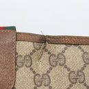 GUCCI GG Supreme Web Sherry Line Tote Bag PVC Beige Gold 89 02 003 Auth bs31685-9