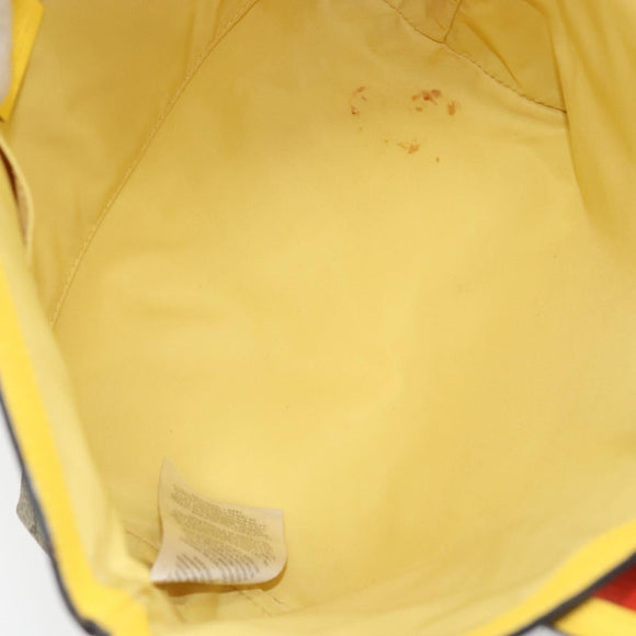 GUCCI GG Supreme Hand Bag PVC Beige Gold 457232 Auth bs31686