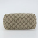 GUCCI GG Supreme Hand Bag PVC Beige Gold 457232 Auth bs31686-5
