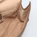 GUCCI GG Supreme Web Sherry Line Bag PVC Beige Gold 89 01 030 Auth bs31688-14