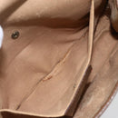 GUCCI GG Supreme Web Sherry Line Bag PVC Beige Gold 89 01 030 Auth bs31688-16