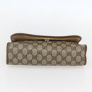 GUCCI GG Supreme Web Sherry Line Bag PVC Beige Gold 89 01 030 Auth bs31688-7