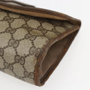 GUCCI GG Supreme Web Sherry Line Bag PVC Beige Gold 89 01 030 Auth bs31688-8