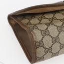 GUCCI GG Supreme Web Sherry Line Bag PVC Beige Gold 89 01 030 Auth bs31688-9