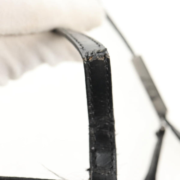 GUCCI GG Canvas Tote Bag Black Silver 002 1021 Auth bs31689