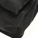 GUCCI GG Canvas Tote Bag Black Silver 002 1021 Auth bs31689-17