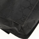 GUCCI GG Canvas Tote Bag Black Silver 002 1021 Auth bs31689-18