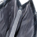 GUCCI GG Canvas Tote Bag Black Silver 002 1021 Auth bs31689-21