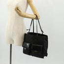 GUCCI GG Canvas Tote Bag Black Silver 002 1021 Auth bs31689-27