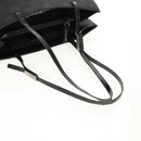 GUCCI GG Canvas Tote Bag Black Silver 002 1021 Auth bs31689-7