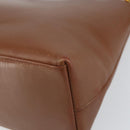 GUCCI Bamboo Shoulder Bag Leather Brown Gold 001 3008 Auth bs31690-9