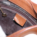 GUCCI Bamboo Shoulder Bag Leather Brown Gold 001 3008 Auth bs31690-17