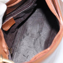 GUCCI Bamboo Shoulder Bag Leather Brown Gold 001 3008 Auth bs31690-11