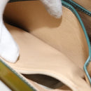 GUCCI Hand Bag Enamel Green Gold 000 2046 0300 Auth bs31693-24