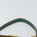 GUCCI Hand Bag Enamel Green Gold 000 2046 0300 Auth bs31693-8