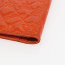 CHANEL Icon line Long Wallet Enamel Orange CC Auth bs31694-10