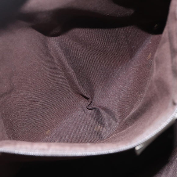 GUCCI GG Canvas Guccissima Tote Bag Leather Outlet Silver 238696 Auth bs31696