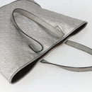 GUCCI GG Canvas Guccissima Tote Bag Leather Outlet Silver 238696 Auth bs31696-7