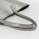 GUCCI GG Canvas Guccissima Tote Bag Leather Outlet Silver 238696 Auth bs31696-8