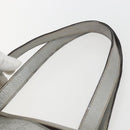 GUCCI GG Canvas Guccissima Tote Bag Leather Outlet Silver 238696 Auth bs31696-9