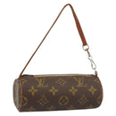 LOUIS VUITTON Monogram Papillon Pouch LV Auth bs31697-1