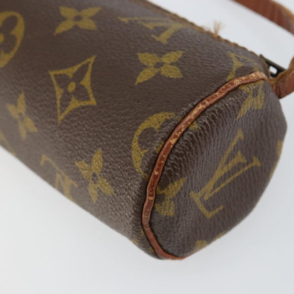 LOUIS VUITTON Monogram Papillon Pouch LV Auth bs31697