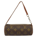 LOUIS VUITTON Monogram Papillon Pouch LV Auth bs31697-13