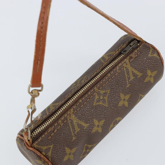 LOUIS VUITTON Monogram Papillon Pouch LV Auth bs31697