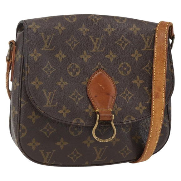 LOUIS VUITTON Monogram Saint Cloud GM Shoulder Bag M51242 LV Auth bs31698
