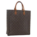 LOUIS VUITTON Monogram Sac Plat Hand Bag M51140 LV Auth bs31699-1