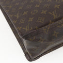 LOUIS VUITTON Monogram Sac Plat Hand Bag M51140 LV Auth bs31699-17