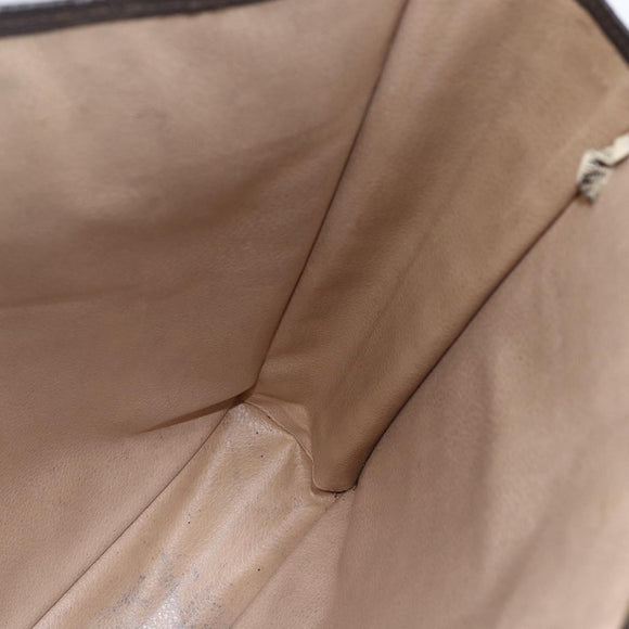 LOUIS VUITTON Monogram Sac Plat Hand Bag M51140 LV Auth bs31699