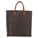 LOUIS VUITTON Monogram Sac Plat Hand Bag M51140 LV Auth bs31699-13