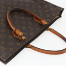 LOUIS VUITTON Monogram Sac Plat Hand Bag M51140 LV Auth bs31699-6