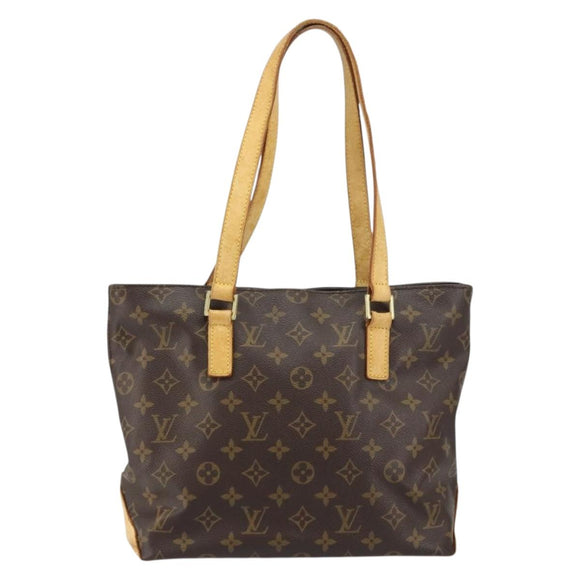 LOUIS VUITTON Monogram Cabas Piano Tote Bag M51148 LV Auth bs31701
