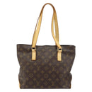 LOUIS VUITTON Monogram Cabas Piano Tote Bag M51148 LV Auth bs31701-2