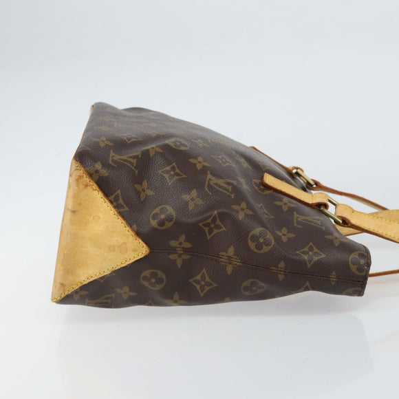LOUIS VUITTON Monogram Cabas Piano Tote Bag M51148 LV Auth bs31701