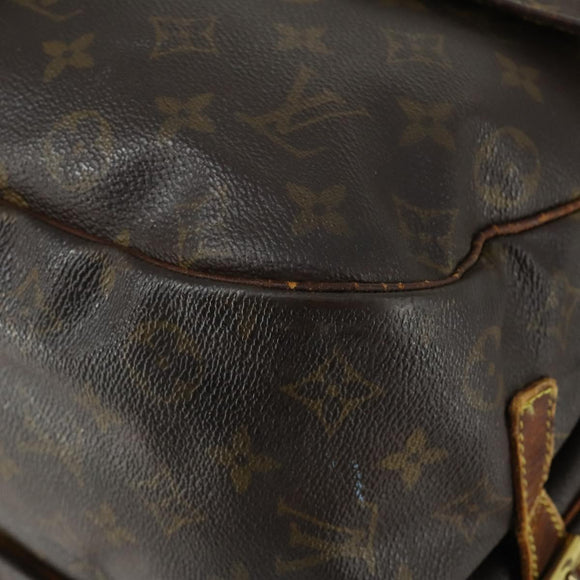 LOUIS VUITTON Monogram Saumur 35 Shoulder Bag M42254 LV Auth bs31702